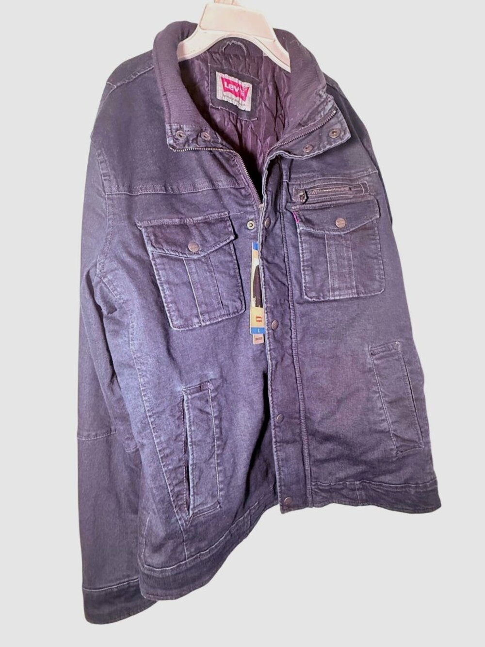 New Men's Levi's 2 Way Stretch Twill Jacket